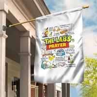 The Lab’s Prayer Funny Lab Week 2026 Garden Flag Medical Laboratory Scientist Humor Gift for Lab Techs