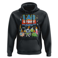 Lab Story Every Test Tells a Story Lab Week 2026 Hoodie Science Characters Lab Techs Medical Laboratory
