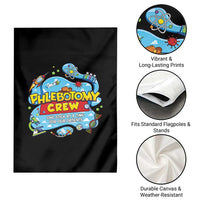 Phlebotomy Crew Lab Week 2026 Garden Flag One Stick At A Time Funny Phlebotomist Healthcare Lab