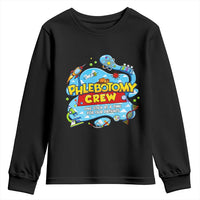 Phlebotomy Crew Lab Week 2026 Youth Sweatshirt One Stick At A Time Funny Phlebotomist Healthcare Lab