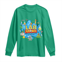 Lab Story Lab Week 2026 Celebration Long Sleeve Shirt Every Test Tells a Story Medical Lab Tech Appreciation Gift