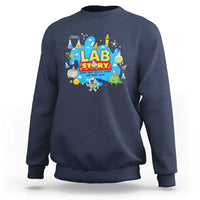 Lab Story Lab Week 2026 Celebration Sweatshirt Every Test Tells a Story Medical Lab Tech Appreciation Gift