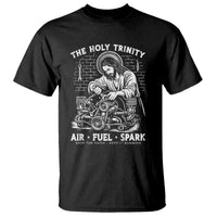 Funny Mechanic Jesus Holy Trinity Air Fuel Spark T Shirt Christian Car Lover Humor Gift for Gearheads