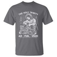 Funny Mechanic Jesus Holy Trinity Air Fuel Spark T Shirt Christian Car Lover Humor Gift for Gearheads