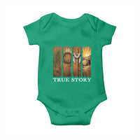 Christian Easter True Story Resurrection Scene Vintage Baby Onesie Faith Based Jesus Empty Tomb Gift for Believers