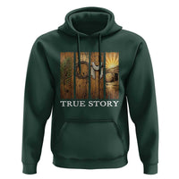 Christian Easter True Story Resurrection Scene Vintage Hoodie Faith Based Jesus Empty Tomb Gift for Believers