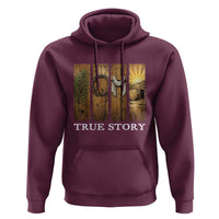 Christian Easter True Story Resurrection Scene Vintage Hoodie Faith Based Jesus Empty Tomb Gift for Believers