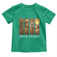 Christian Easter True Story Resurrection Scene Vintage Toddler T Shirt Faith Based Jesus Empty Tomb Gift for Believers