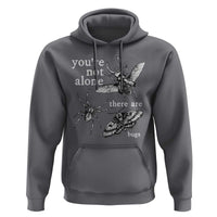 You Are Not Alone There Are Bugs Vintage Dark Academia Hoodie Insect Entomology Humor Folk Indie Music Lover