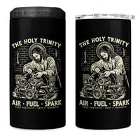Funny Mechanic Jesus Holy Trinity Air Fuel Spark Vintage 4 in 1 Can Cooler Tumbler Christian Car Lover Humor Gift for Gearheads
