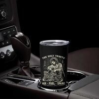 Funny Mechanic Jesus Holy Trinity Air Fuel Spark Vintage Tumbler Cup Christian Car Lover Humor Gift for Gearheads