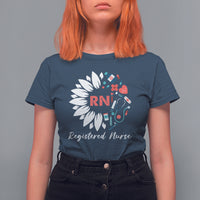 Funny Nurse T Shirt For Women RN Registered Nurse Pride Nurse Life Empowering Caregivers #NurseLife  #RegisteredNurse Sunflower - Wonder Print Shop