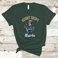 Funny Nurse T Shirt Funny Night Shift Nurse Skeleton Nurse Halloween RN Nurses Pride, Scrub Life, Nurse Life Pride, Nurse Appreciation Gift for Nurse Week - Wonder Print Shop