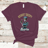 Funny Nurse T Shirt Funny Night Shift Nurse Skeleton Nurse Halloween RN Nurses Pride, Scrub Life, Nurse Life Pride, Nurse Appreciation Gift for Nurse Week - Wonder Print Shop