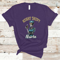 Funny Nurse T Shirt Funny Night Shift Nurse Skeleton Nurse Halloween RN Nurses Pride, Scrub Life, Nurse Life Pride, Nurse Appreciation Gift for Nurse Week - Wonder Print Shop