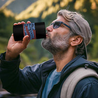 Stop Pretending Your Racism Is Patriotism 4 in 1 Can Cooler Tumbler Red White and Blue