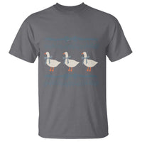 Country Goose 80s T Shirt 1980s Geese Blue Bowed Mama Goose