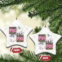 Floral Mama Goose Ceramic Ornament Coquette Vintage Aesthetic Geese Mom Mothers Day - Wonder Print Shop