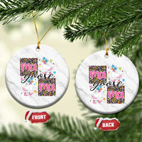 Floral Mama Goose Ceramic Ornament Coquette Vintage Aesthetic Geese Mom Mothers Day - Wonder Print Shop