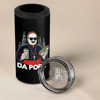 Funny Da Pope Chicago Hot Dog 4 in 1 Can Cooler Tumbler 267th Pope Leo XIV