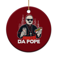 Funny Da Pope Chicago Hot Dog Ceramic Ornament 267th Pope Leo XIV - Wonder Print Shop