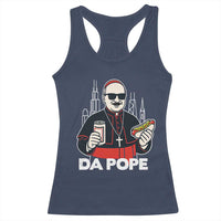 Funny Da Pope Chicago Hot Dog Racerback Tank Top 267th Pope Leo XIV
