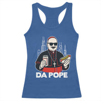 Funny Da Pope Chicago Hot Dog Racerback Tank Top 267th Pope Leo XIV
