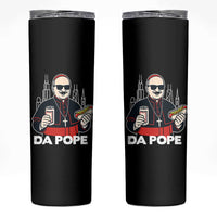 Funny Da Pope Chicago Hot Dog Skinny Tumbler 267th Pope Leo XIV