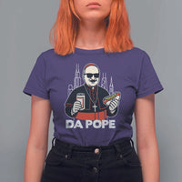 Funny Da Pope Chicago Hot Dog T Shirt For Women 267th Pope Leo XIV