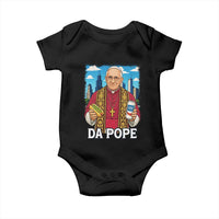 Funny Da Pope Leo XIV Baby Onesie 267th Pope Chicago Hot Dog and Beer