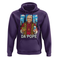 Funny Da Pope Leo XIV Hoodie 267th Pope Chicago Hot Dog and Beer