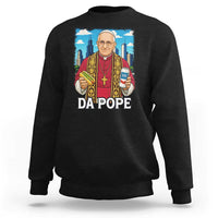 Funny Da Pope Leo XIV Sweatshirt 267th Pope Chicago Hot Dog and Beer