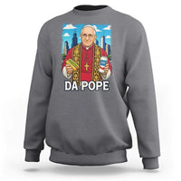 Funny Da Pope Leo XIV Sweatshirt 267th Pope Chicago Hot Dog and Beer
