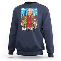 Funny Da Pope Leo XIV Sweatshirt 267th Pope Chicago Hot Dog and Beer