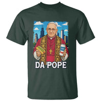 Funny Da Pope Leo XIV T Shirt 267th Pope Chicago Hot Dog and Beer