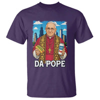 Funny Da Pope Leo XIV T Shirt 267th Pope Chicago Hot Dog and Beer