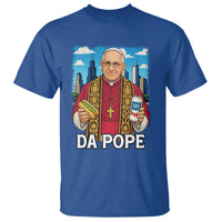 Funny Da Pope Leo XIV T Shirt 267th Pope Chicago Hot Dog and Beer