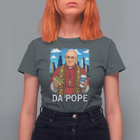 Funny Da Pope Leo XIV T Shirt For Women 267th Pope Chicago Hot Dog and Beer