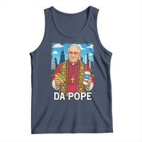 Funny Da Pope Leo XIV Tank Top 267th Pope Chicago Hot Dog and Beer