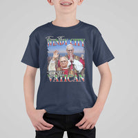267th Pope Leo XIV T Shirt For Kid From The Windy City To The Vatican US Chicago Pride