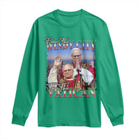 267th Pope Leo XIV Long Sleeve Shirt From The Windy City To The Vatican US Chicago Pride