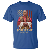 Vintage Pope Leo XIV T Shirt 267th Pope American Flag