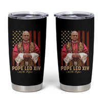 Vintage Pope Leo XIV Tumbler Cup 267th Pope American Flag