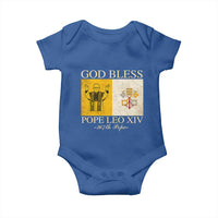 God Bless Pope Leo XIV Baby Onesie 267th Pope Vatican Flag