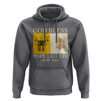 God Bless Pope Leo XIV Hoodie 267th Pope Vatican Flag