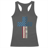 267th Pope Leo XIV Racerback Tank Top Nos Multi In Illo Uno Unum American Cross