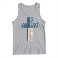 267th Pope Leo XIV Tank Top Nos Multi In Illo Uno Unum American Cross