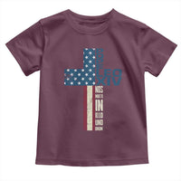 267th Pope Leo XIV Toddler T Shirt Nos Multi In Illo Uno Unum American Cross