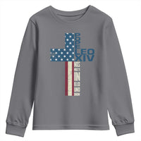 267th Pope Leo XIV Youth Sweatshirt Nos Multi In Illo Uno Unum American Cross
