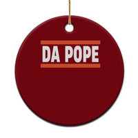 Da Pope Leo XIV Ceramic Ornament Cardinal Robert Francis Prevost 267th Pope - Wonder Print Shop